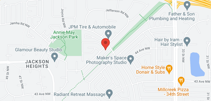 map of 709 Johns Road NW RD NW